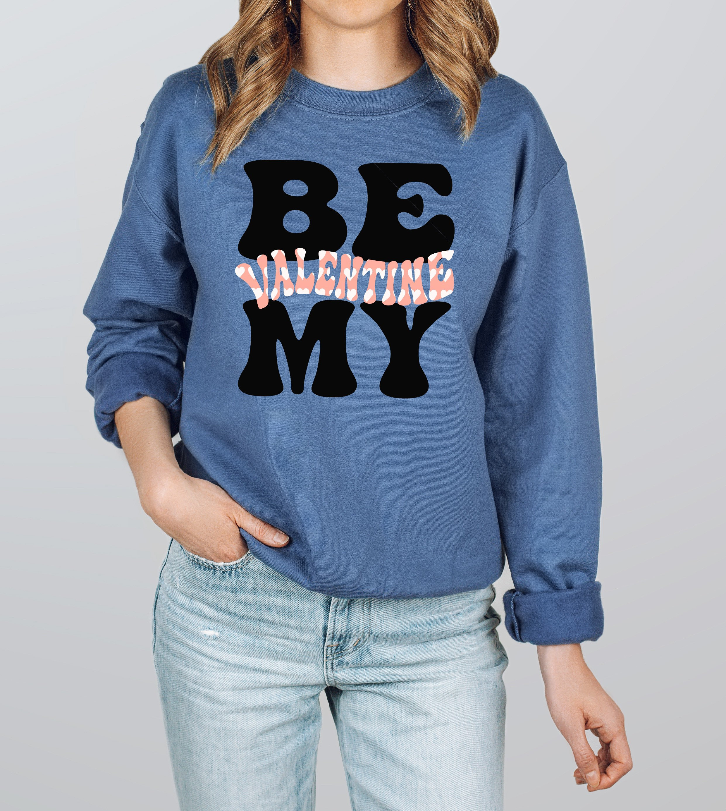 Be Mine sudadera cómoda, camisa del día de San Valentín, camiseta de ...