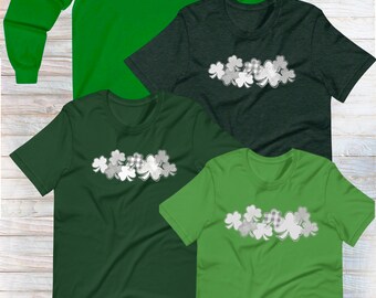 Shamrock Shirt, St Patricks Day Shirt, St Pattys Day shirt, Cute Plus Size Clothing 2X, Clover Shirt, Green Tshirt for women, tshirt for men