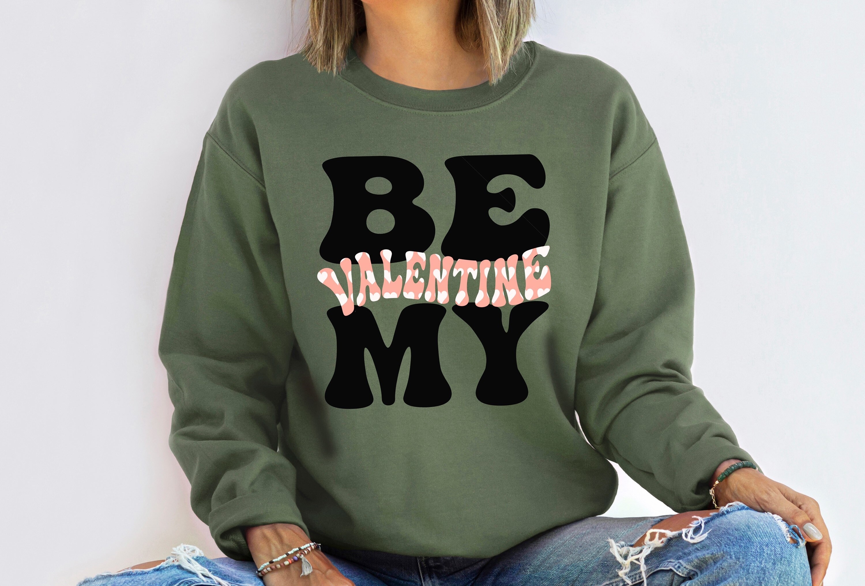 Be Mine sudadera cómoda, camisa del día de San Valentín, camiseta de ...