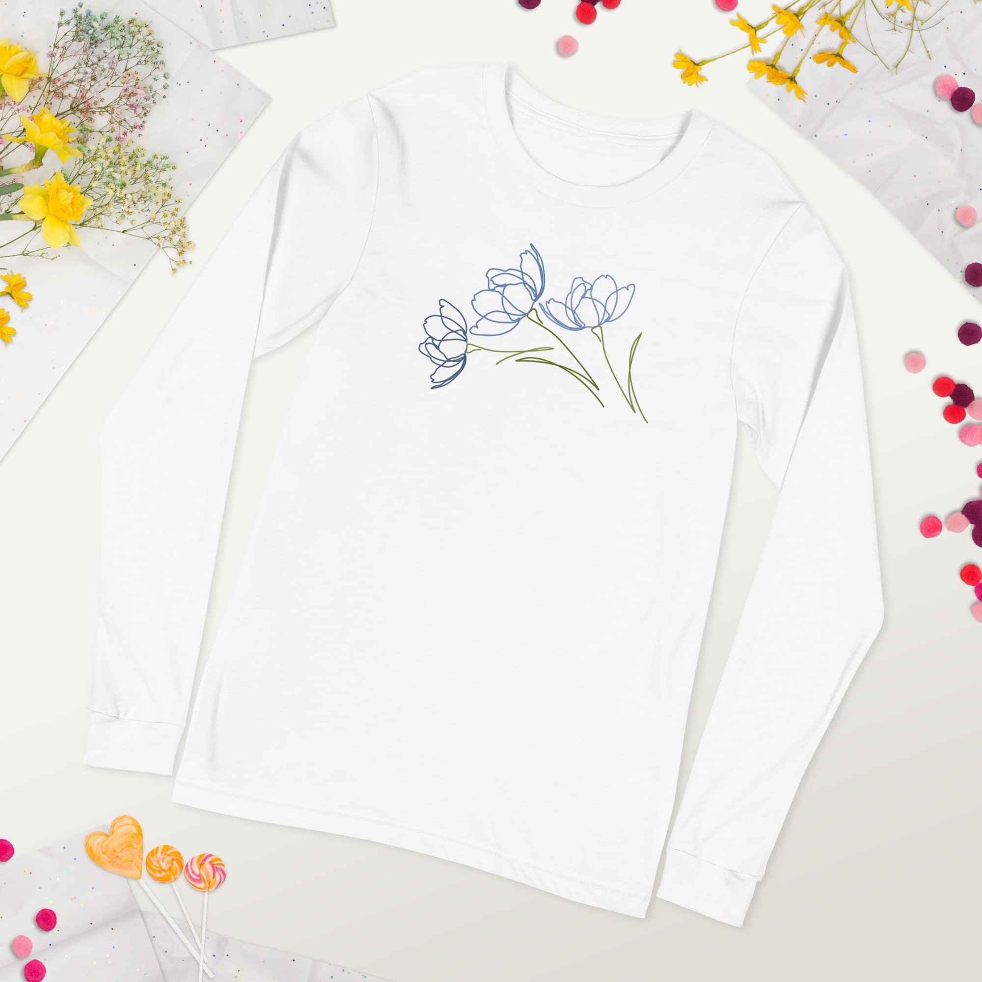 Spring Color Shirts Spring Shirts for Women Cute Long Sleeve Shirt Women Trendy - Etsy