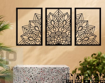 Mandala Svg File For Cricut, Yoga Laser Cut Hindu Dxf Files Mandala Metal Wall Art Mandala Cnc Project Mandala Vector Cut Mandala Clipart
