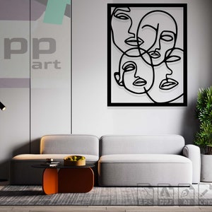 Human Faces Dxf Files Human Faces Laser Cut Human Faces Svg File For Cricut Human Faces Metal Wall Art Human Faces Cnc Project Faces T-Shirt