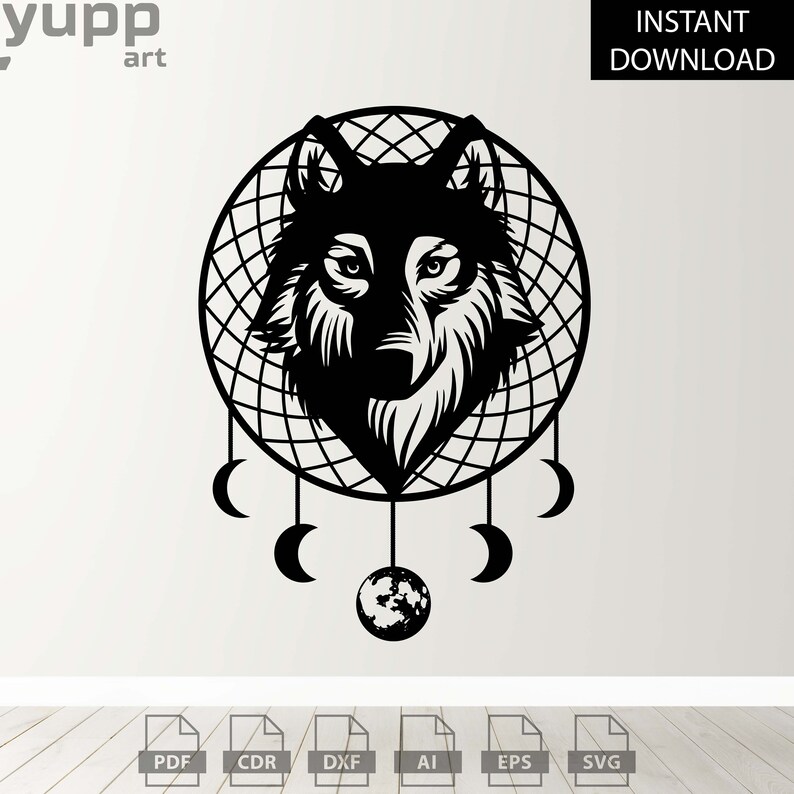 Wolf Dxf Files Wolf Laser Cut Wolf Svg File for Cricut Wolf - Etsy ...