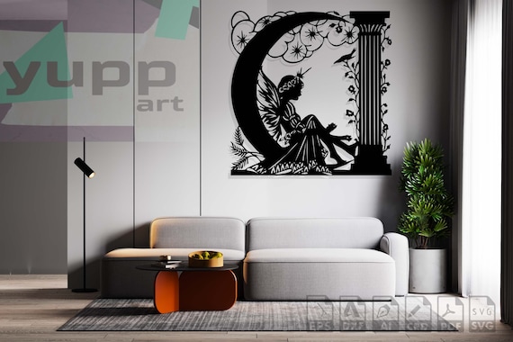 Fairy Dxf Files Fairy Laser Cut Fairy Svg File for Cricut - Etsy