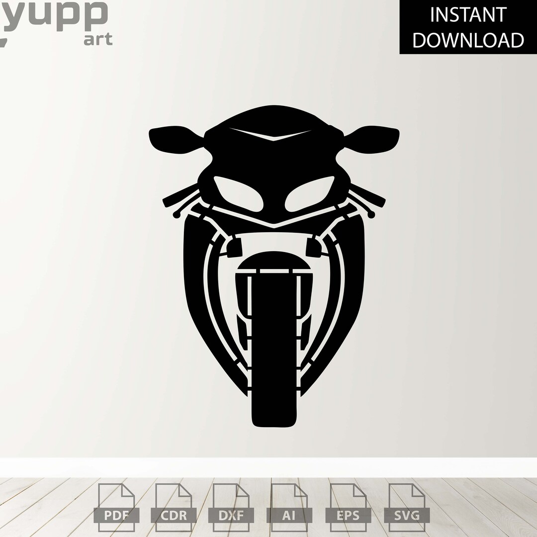 Motorcycle Router Template Motorcycle Template Files Laser Cut Svg Dxf Pdf Engraving Decal ...