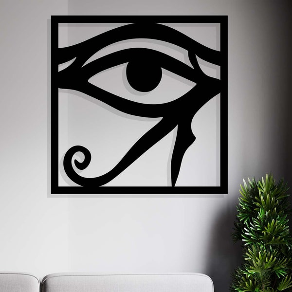 Eye of Horus Dxf Files Eye of Horus Laser Cut Eye of Horus Svg File For Cricut Eye of Horus Metal Wall Art Esoteric Eye of Horus Cnc Router