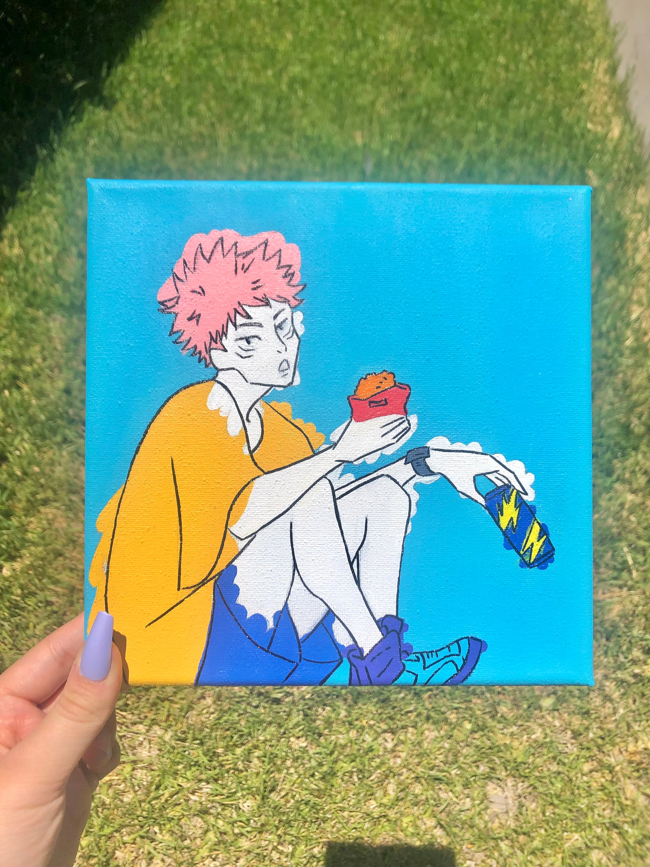 Aesthetic Cursed Sorcery Anime Jujutsu Kai Manga Boy Acrylic