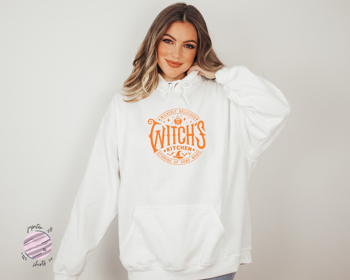 Discover Witch's Kitchen Hoodie | Witch's Kitchen Halloween Hooded Sweatshirt | Halloween | Spooky | Halloween Hoodie | Custom Hoodie | Cute Shirts