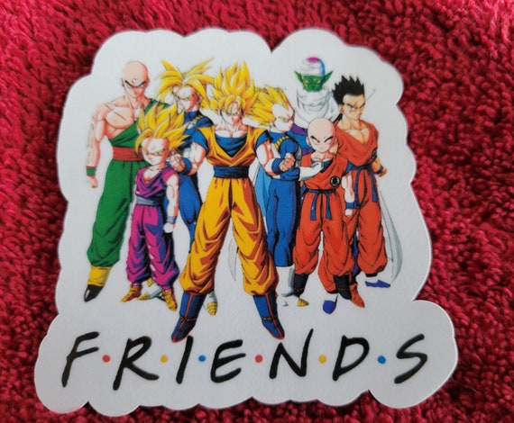 Dragon Ball Z Friends Fan Made 3 Vinyl Sticker for Etsy
