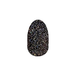 May include: Black nail polish with iridescent glitter.