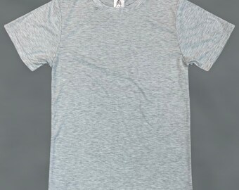 light grey polyester shirt