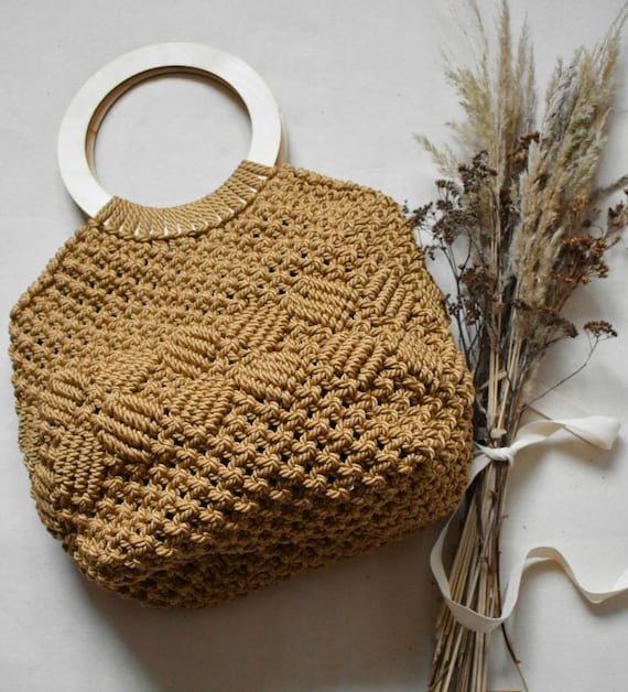 Macrame Jute Bag, S