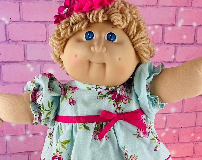 Cabbage Patch Kids Vintage 1984 Girl Beige Hair Collector Doll RARE Beige Hair Dolls Gift Little Girls READ DESCIPTION