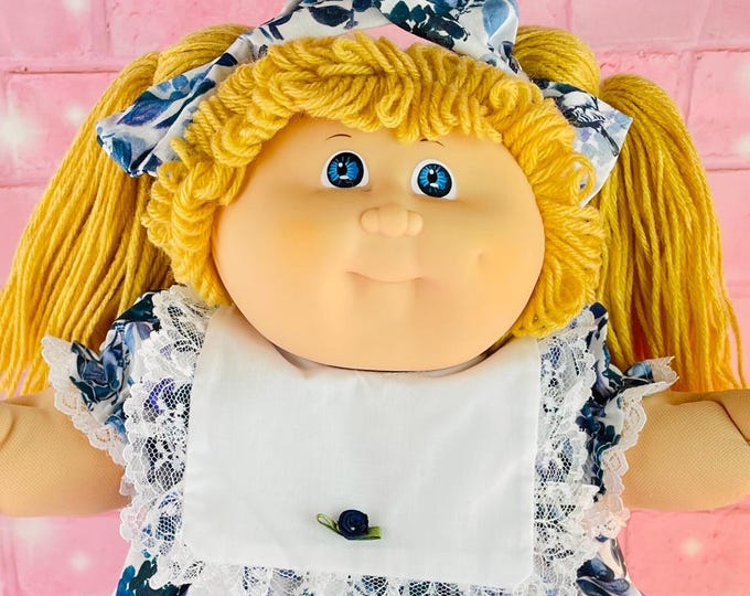 TSUKUDA Cabbage Patch Kid,  1984 Butter Scotch Blonde Hair Girl, RARE Vintage Doll from Japan, Cabbage Patch doll, gift for mom, girls, toys