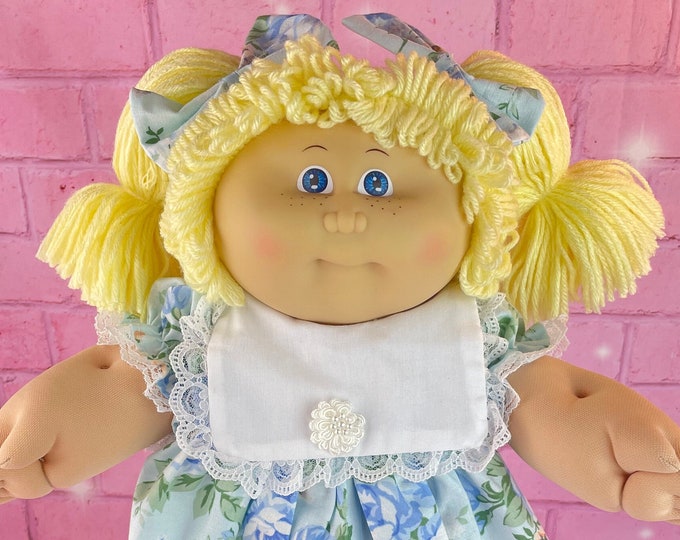 RARE Cabbage Patch kids collector dolls 1985 IC6 gift for little girls mom doll cabbage Patch doll blonde hair, blue eyes, freckles HTF