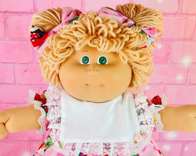 FIRST EDITION Cabbage Patch Kids Vintage 1983 Beige long loop Hair Collector Doll P Factory  cabbage Patch doll Gift for Girls Like New