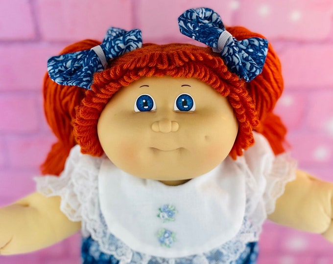 Cabbage patch kids vintage doll 1984 red hair, blue eyes gift for little girls, gifts for mom, Cabbage Patch doll toyS  READ DESCRIPTION