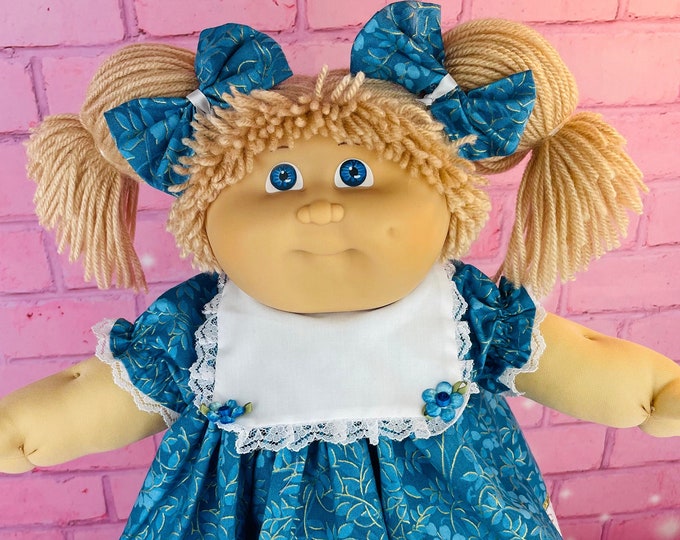 Jesmar cabbage patch kid collector doll FIRST EDITION 1984 vintage Dolls blonde, blue eye Cabbage Patch doll HTF gift for girls rare Spain