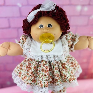 Cabbage Patch Kids Vintage 1985 Girl Auburn Hair Collector Doll Pacifier Dolls READ DESCRIPTION