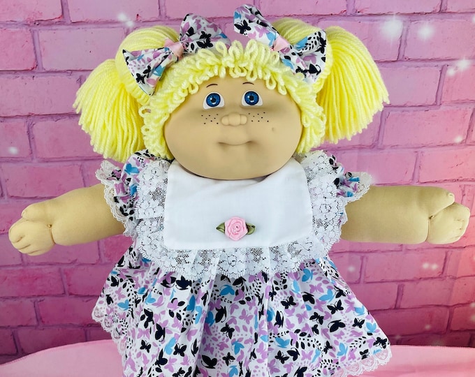 Jesmar cabbage patch kid collector doll 1984 vintage Dolls toy blonde blue Eyes Cabbage Patch doll freckles HTF gift for girls rare Spain