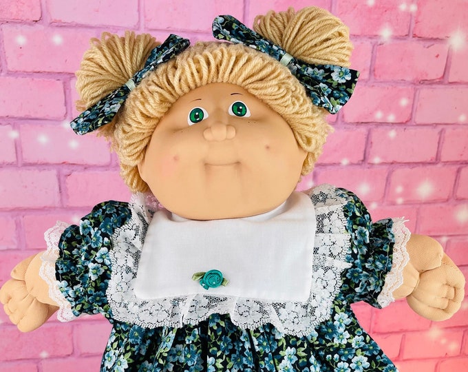 Cabbage Patch Kids Vintage Dolls 1983 Beige loop Hair Girl Freckles Collector Doll CPK Dolls Gift OK Factory Little Girls 1980's Toys