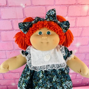 Jesmar cabbage patch kid vintage collector doll red hair blue eyes rare HTF dolls gifts for girl made in Spain dress RARE Cabbage Patch doll