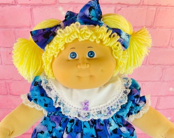 FIRST EDITION Jesmar cabbage patch kid collector doll 1984 vintage Dolls toy blonde blue Eyes Cabbage Patch doll vintage toy gift for girls
