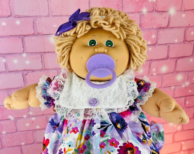 Cabbage Patch Kids Vintage 1983 Girl Beige Hair Collector Doll Pacifier Dolls Gift for Little Girls Toys Cabbage Patch doll pacifier