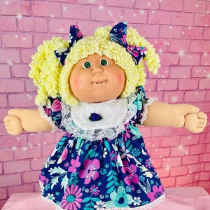 Cabbage Patch Kids Vintage 1986 Popcorn Collector Doll KT Factory Reddish brown hair Blue Eyes CPK Dolls Gift Little Girls Unique Sweet