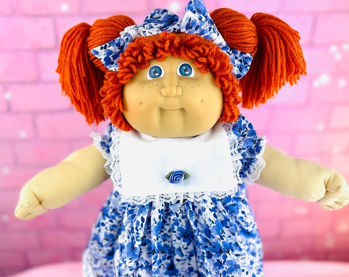 Jesmar cabbage patch kid vintage collector doll 1984 Red hair blue eyes gift for girls Cabbage Patch doll rare Redhead HTF READ DESCRIPTION