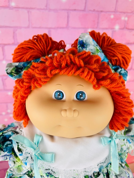 cabbage patch doll red dress A2 OAA03-23-4 Red Dress with White Collar