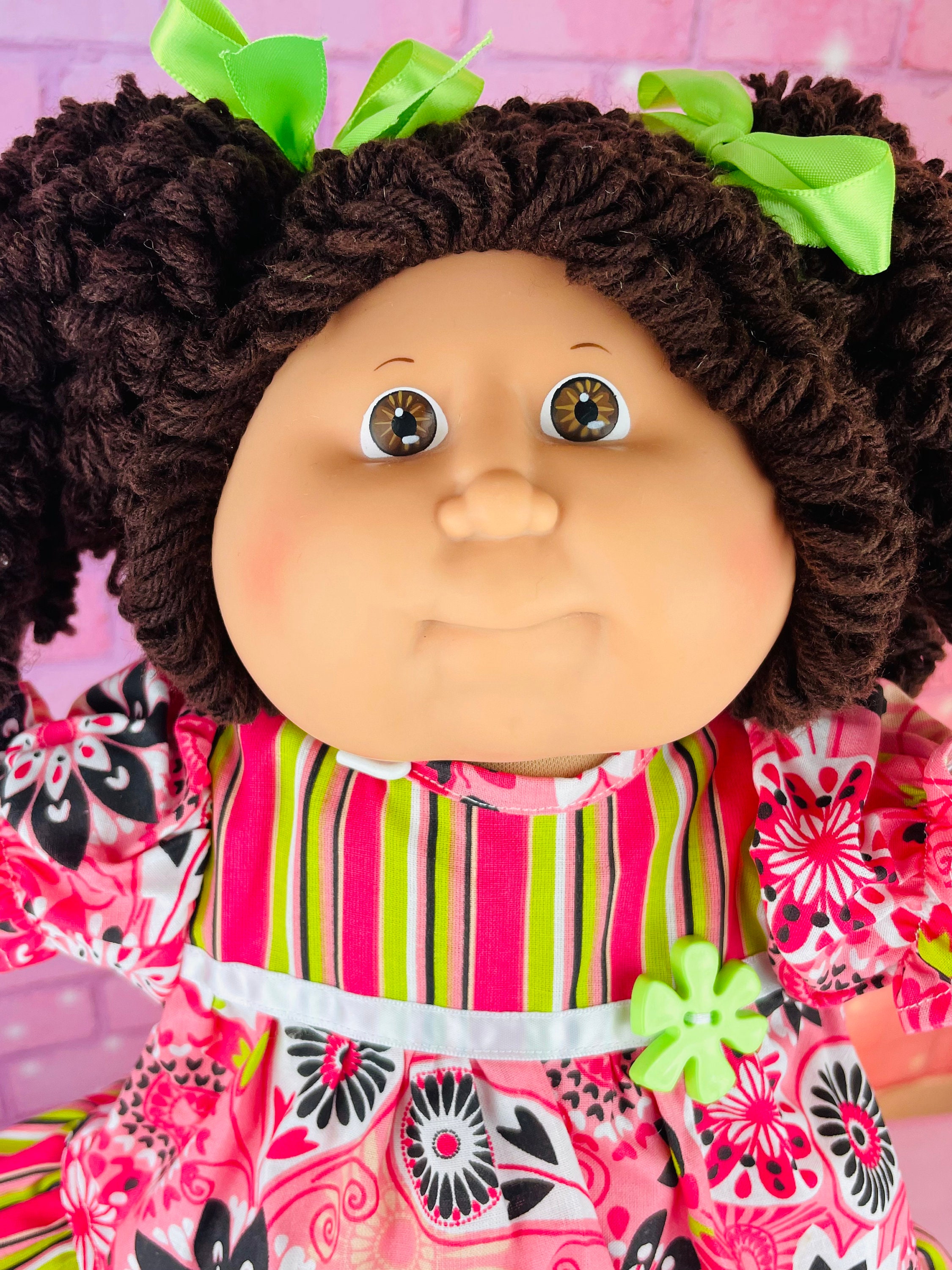 Cabbage Patch Kids Vintage 1987 Popcorn Hair Collector Doll P Etsy