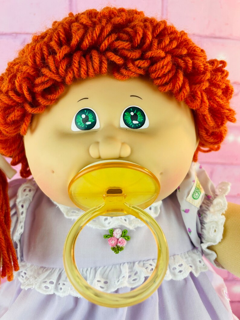 Cabbage Patch Kids in Box Vintage Doll Girl Red Hair HTF Etsy