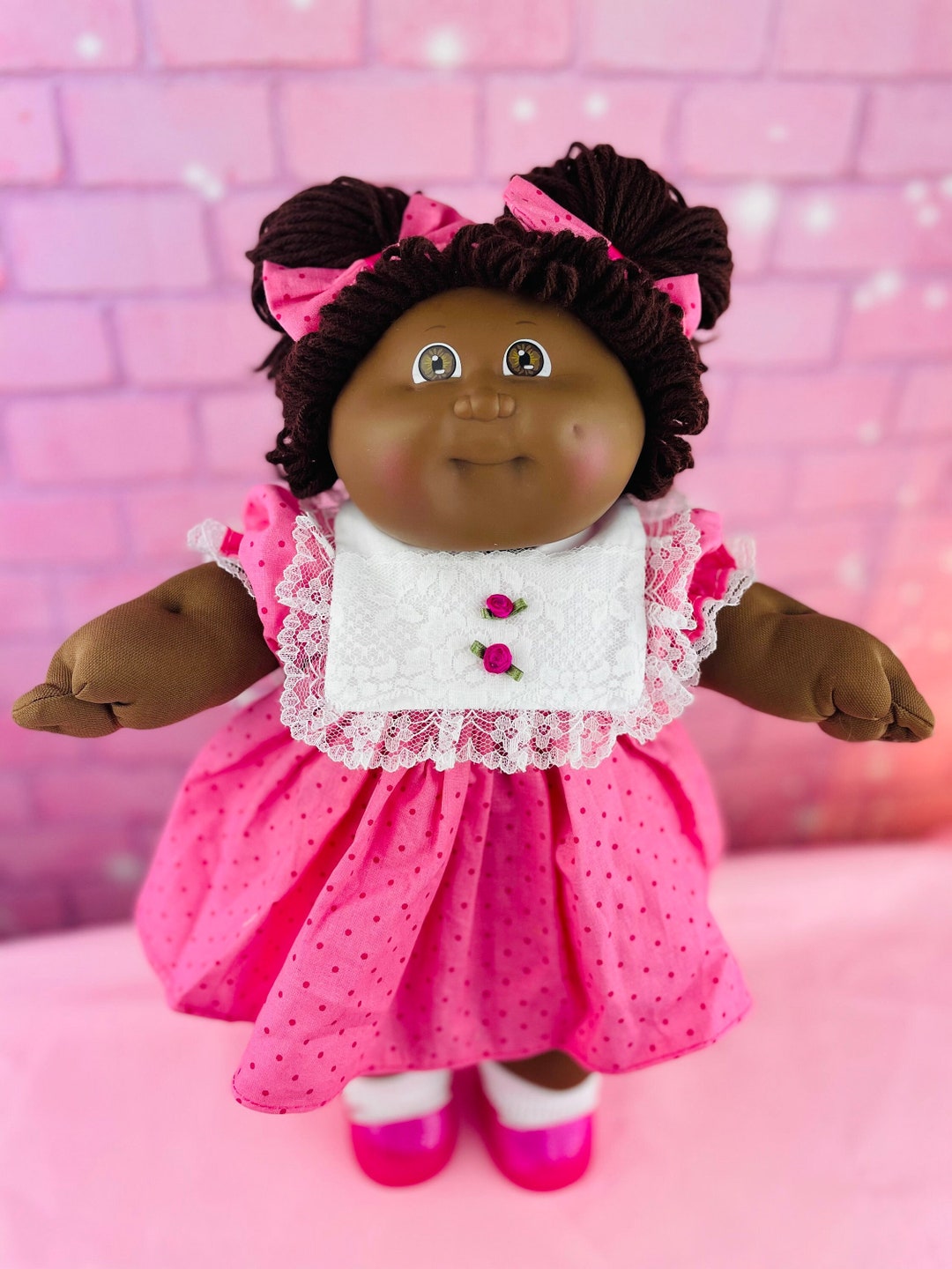 RARE Cabbage Patch Kids 1984 African American Girl Brown Hair Etsy