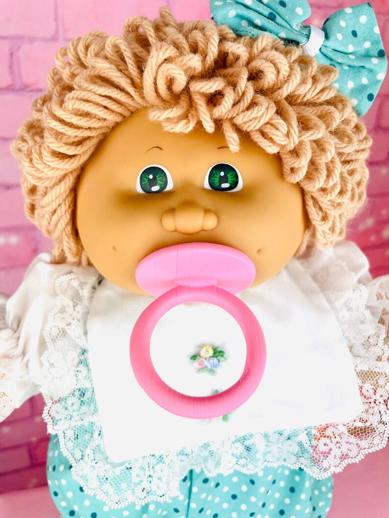 Cabbage Patch Doll Girl Vintage Dolls 1983 Pacifier Loop Beige Etsy