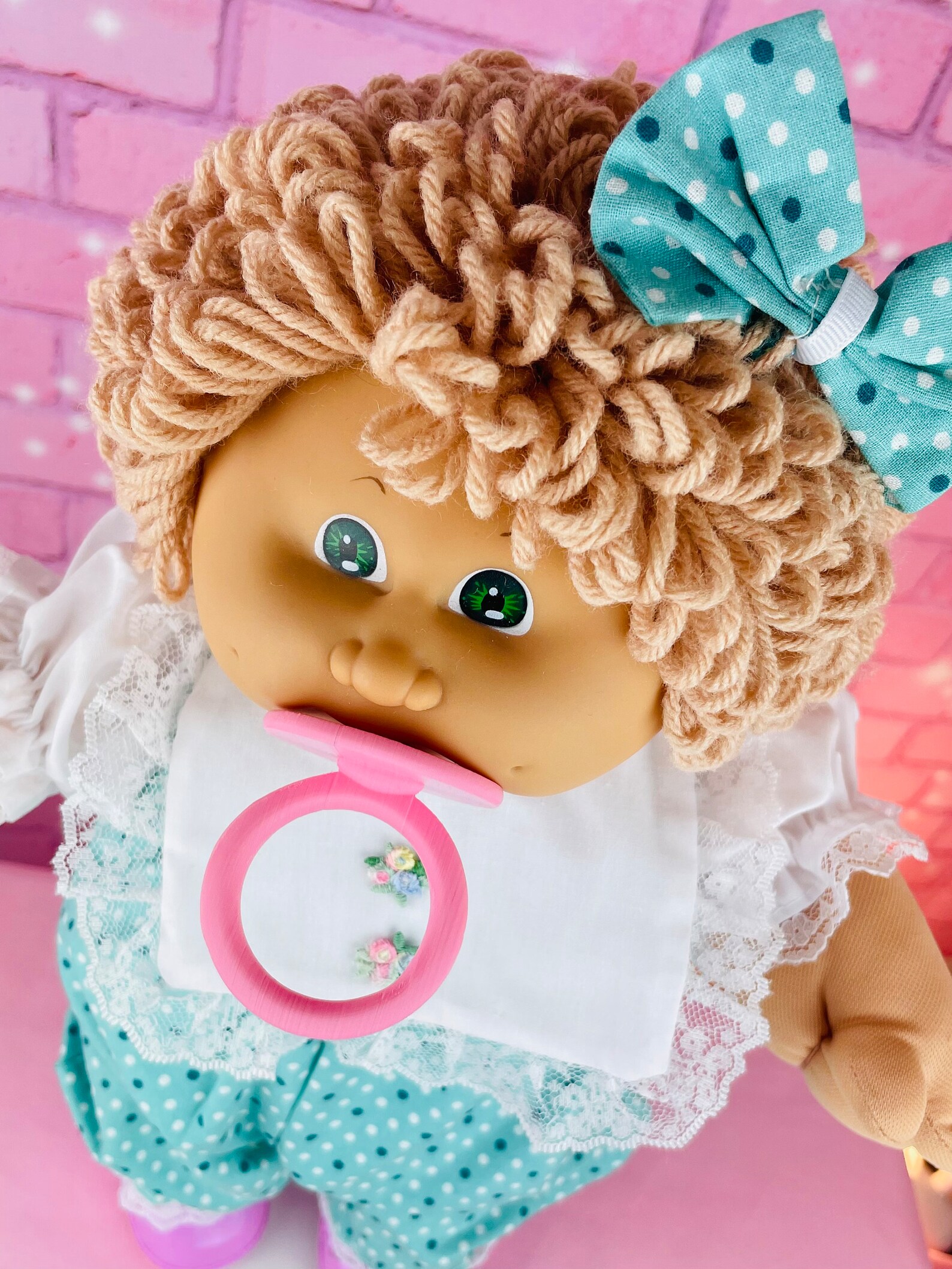 Cabbage Patch Doll Girl Vintage Dolls 1983 Pacifier Loop Beige Etsy