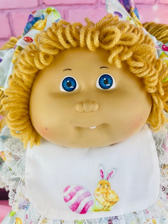 Drap Cabbage Patch Kids 1983 – 250x166 Cm + Taie, Fabrication Française (vintage, Défauts)