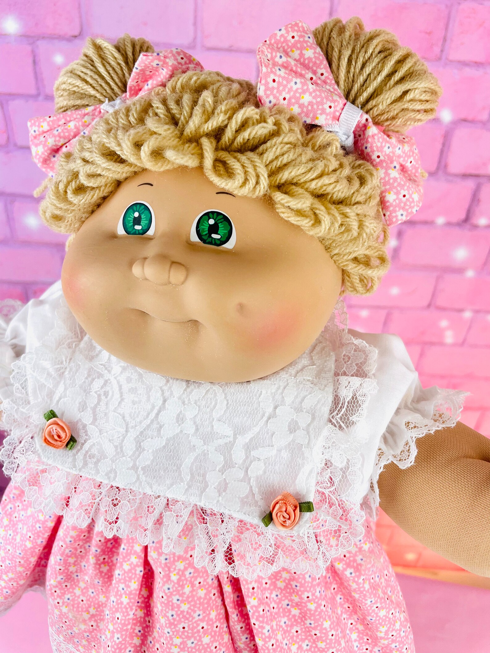 Cabbage Patch Doll Girl Vintage 1984 Girl Beige Loop Hair Etsy