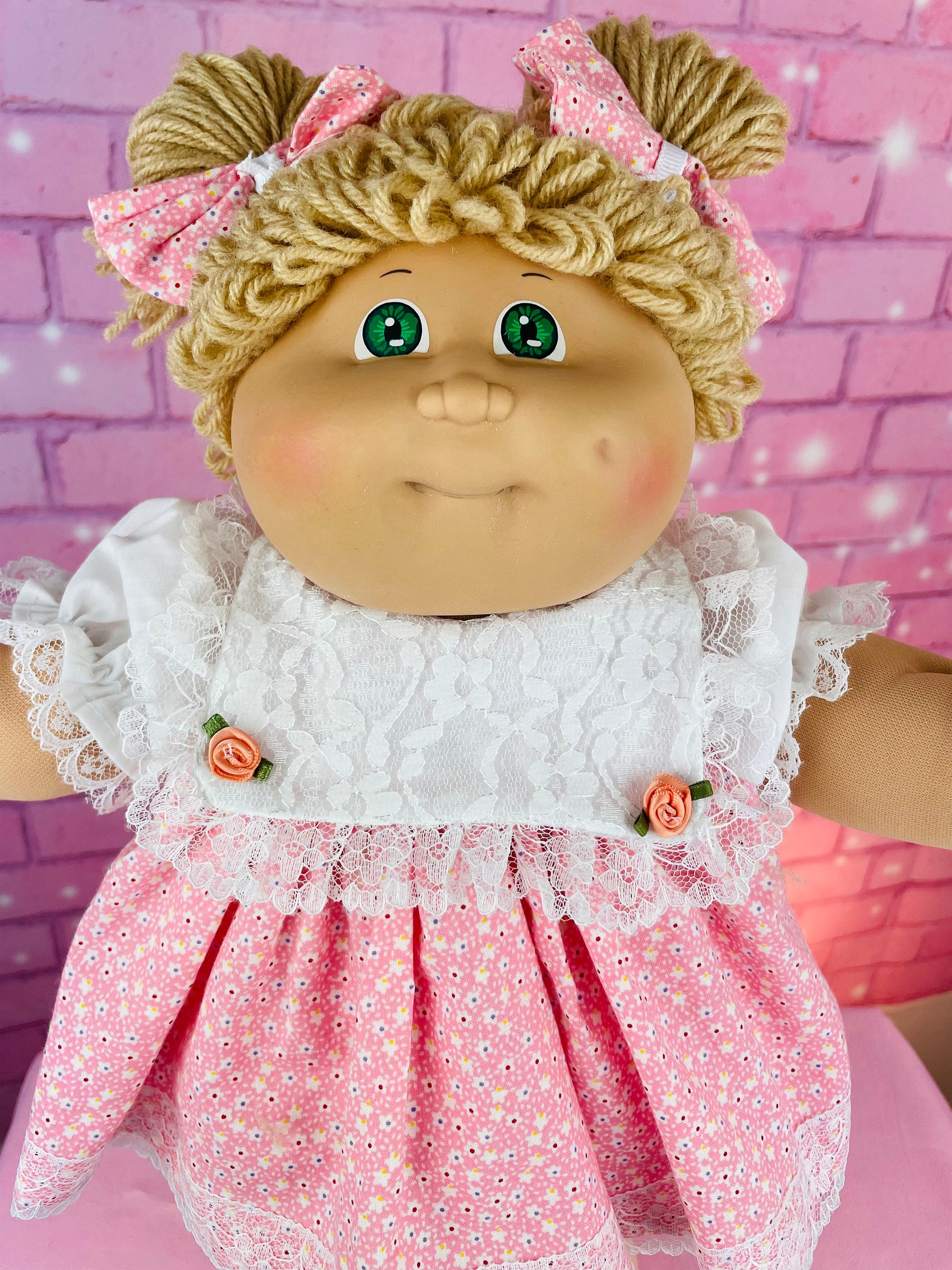Cabbage Patch Doll Girl Vintage 1984 Girl Beige Loop Hair Etsy