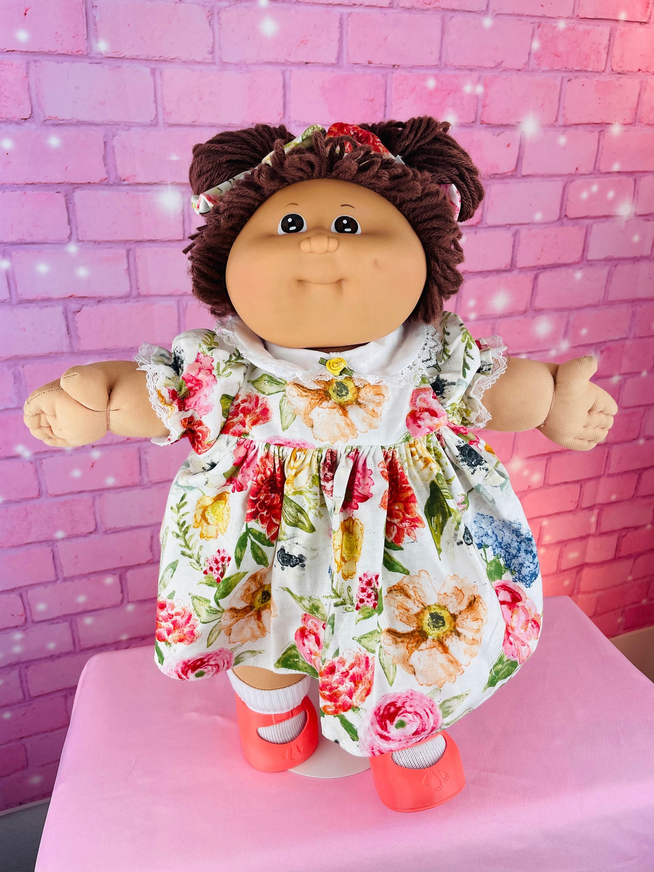 Cabbage Patch Kinder Madchen Puppe 1983 Erstausgabe Sammler Puppen braune Haare braune Augen Geschenk fur junge Madchen Neuheit Geschenk Thanksgiving Etsy