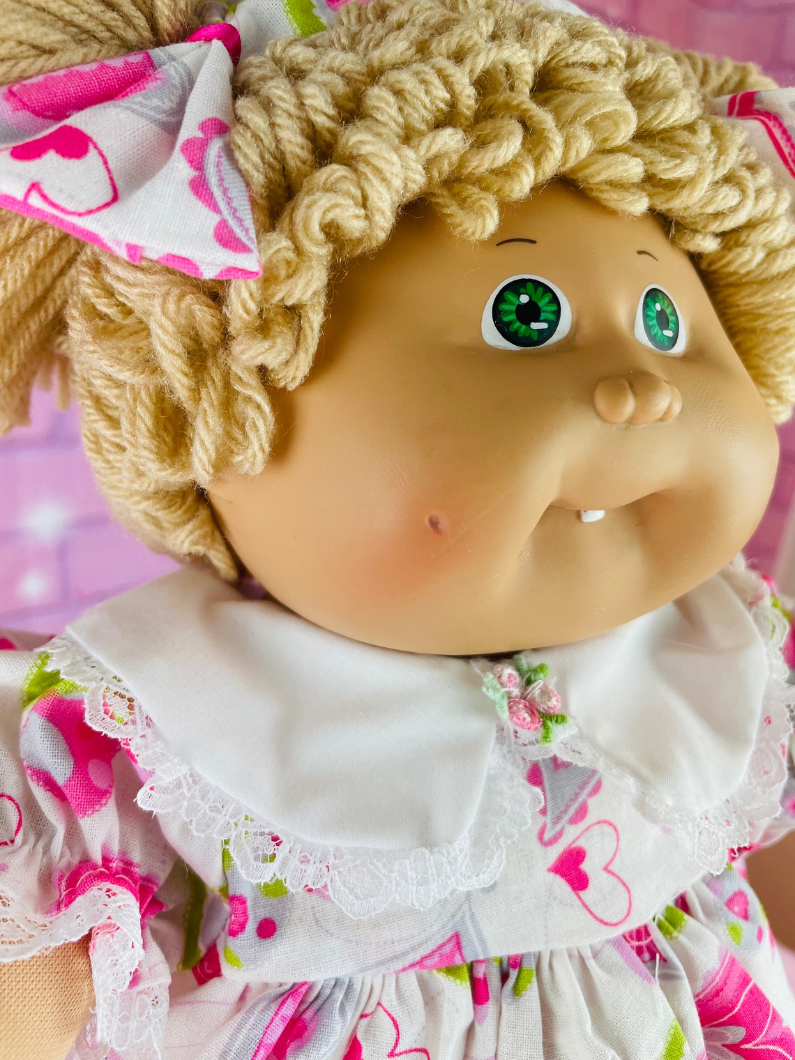 Cabbage Patch Kids Vintage 1985 Girl Beige Hair Collector Doll Etsy