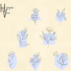 Adesivos de flores!