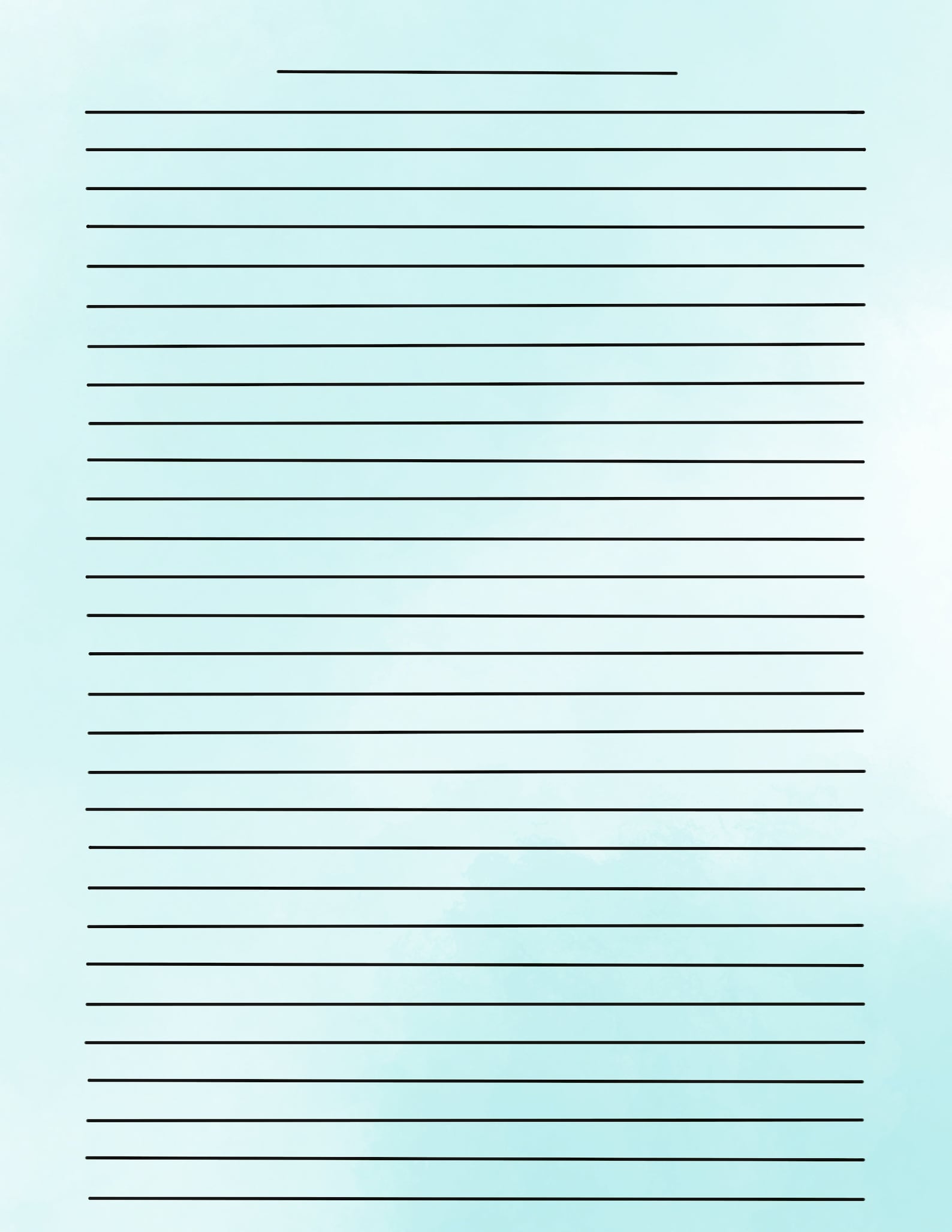 Watercolor Digital Lined Paper Bundle (5 Different Colors) - Etsy