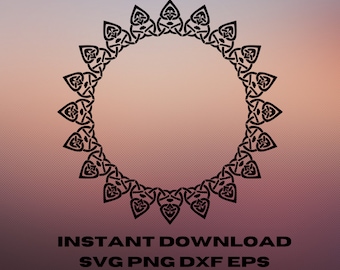 Celtic circle border svg png - Scottish circle border svg png - circle border svg png