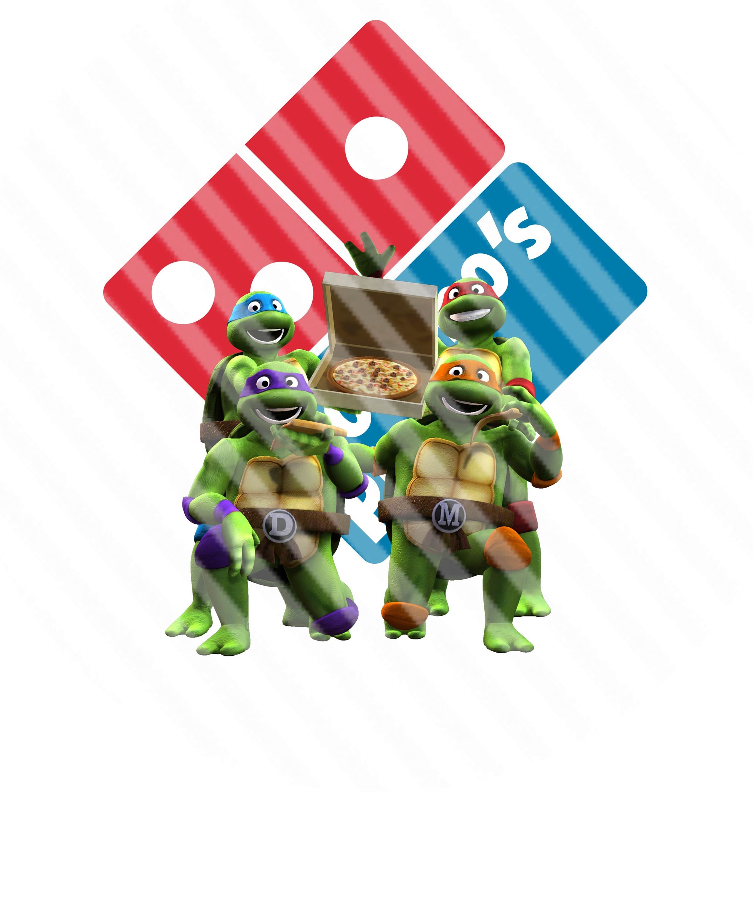 spuiten kalkoen kooi Ninja Turtles Dominos Logo Digitaal / Grafisch / PNG - Etsy Nederland