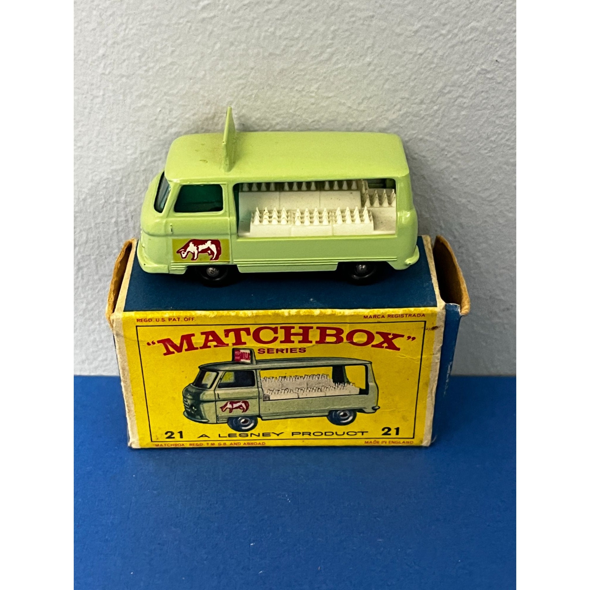 NO. 21 ミルク運搬車 matchbox レズニー Vintage 1960s Lesney
