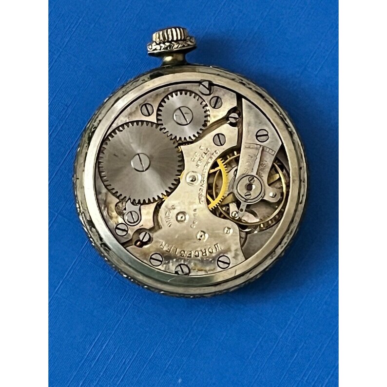 Antique Famous Pocket Watch Case 14k White Gold Filled Etsy