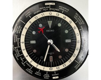 Rare! SEIKO Seikosha Toyota Promo World Time Quartz Desk Rare! SEIKO Seikosha Toyota Promo World Time Quartz Desk