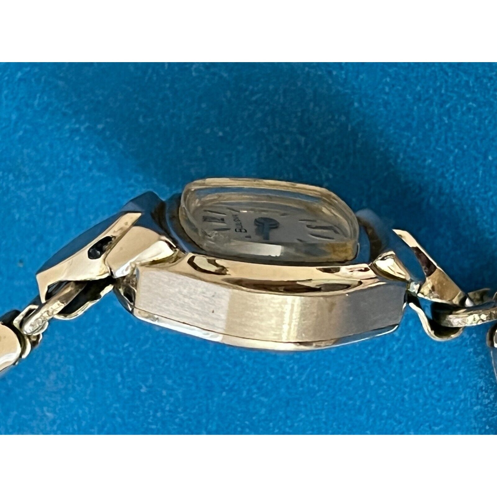 Vintage 1961 Art Deco Bulova M1 10K RGP Gold Womens Watch  display picture 1