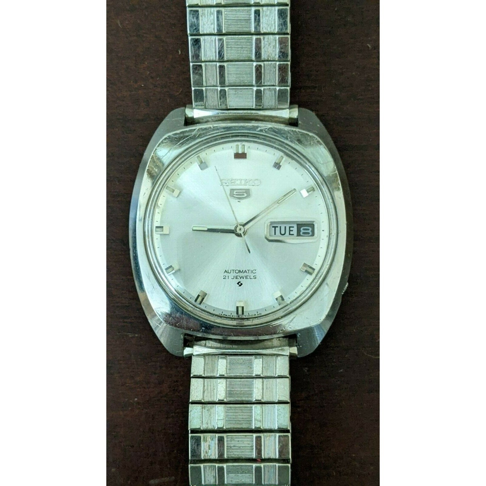 VINTAGE 1970 Seiko 5 21j Mens 36mm Steel Automatic Watch - Etsy
